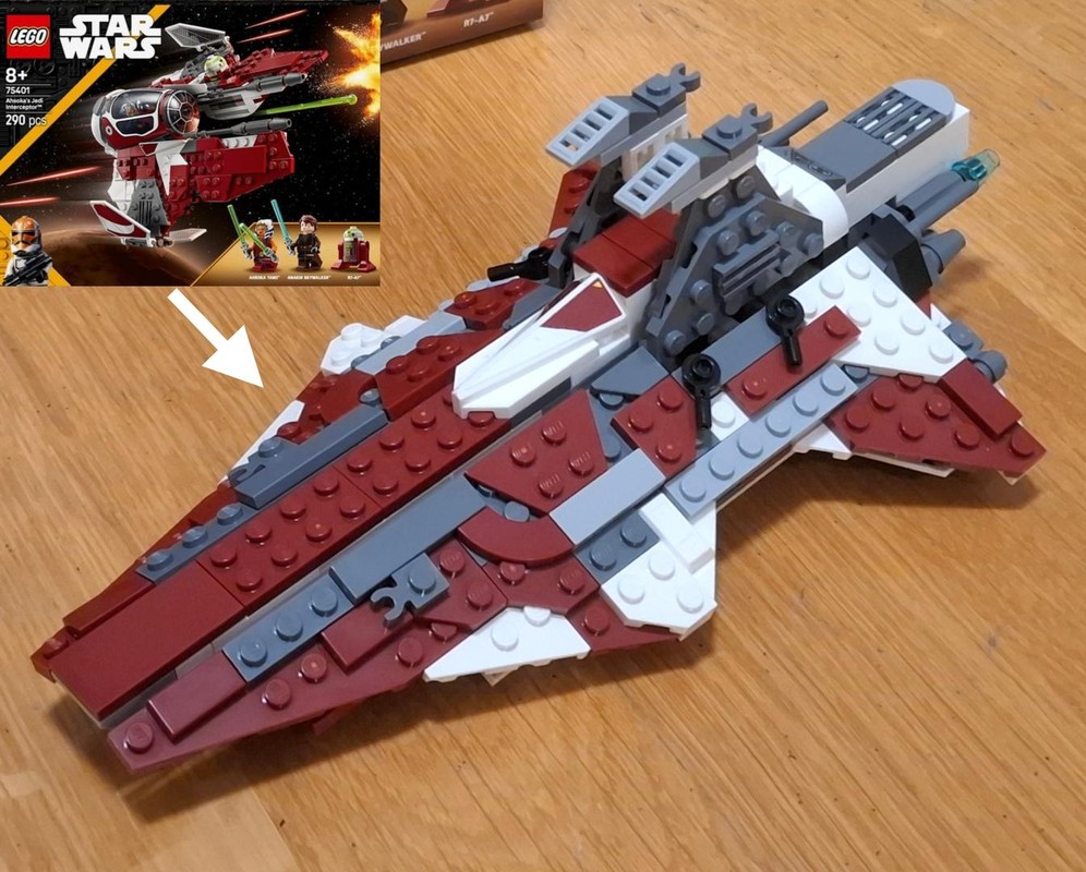 Lego Ahsoka`s interceptor venator