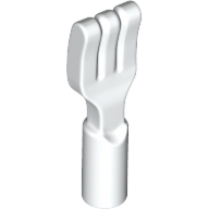Lego Equipment Cutlery - Fork / White