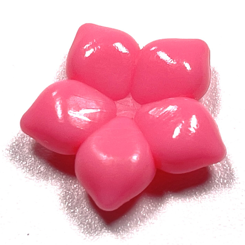 Lego Clikits Icon, Flower 2 x 2 Large, 5 Petals with Pin / Clikits Pink