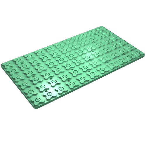 Lego Scala, Baseplate 12 x 22 / Medium Green