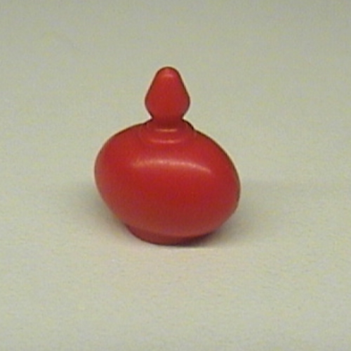 Lego Belville / Scala, Equipment, Bottle Perfume with Oval Base / Red