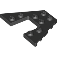 Lego Wedge Plate 4 x 6 / Black