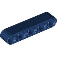 Lego Technic Beam 1 x 5 Thick / Dark Blue
