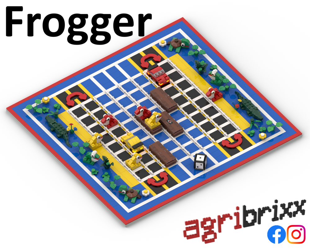 Lego Frogger Boardgame