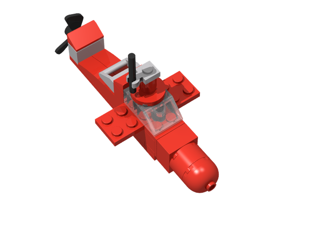 Lego Red Submarine