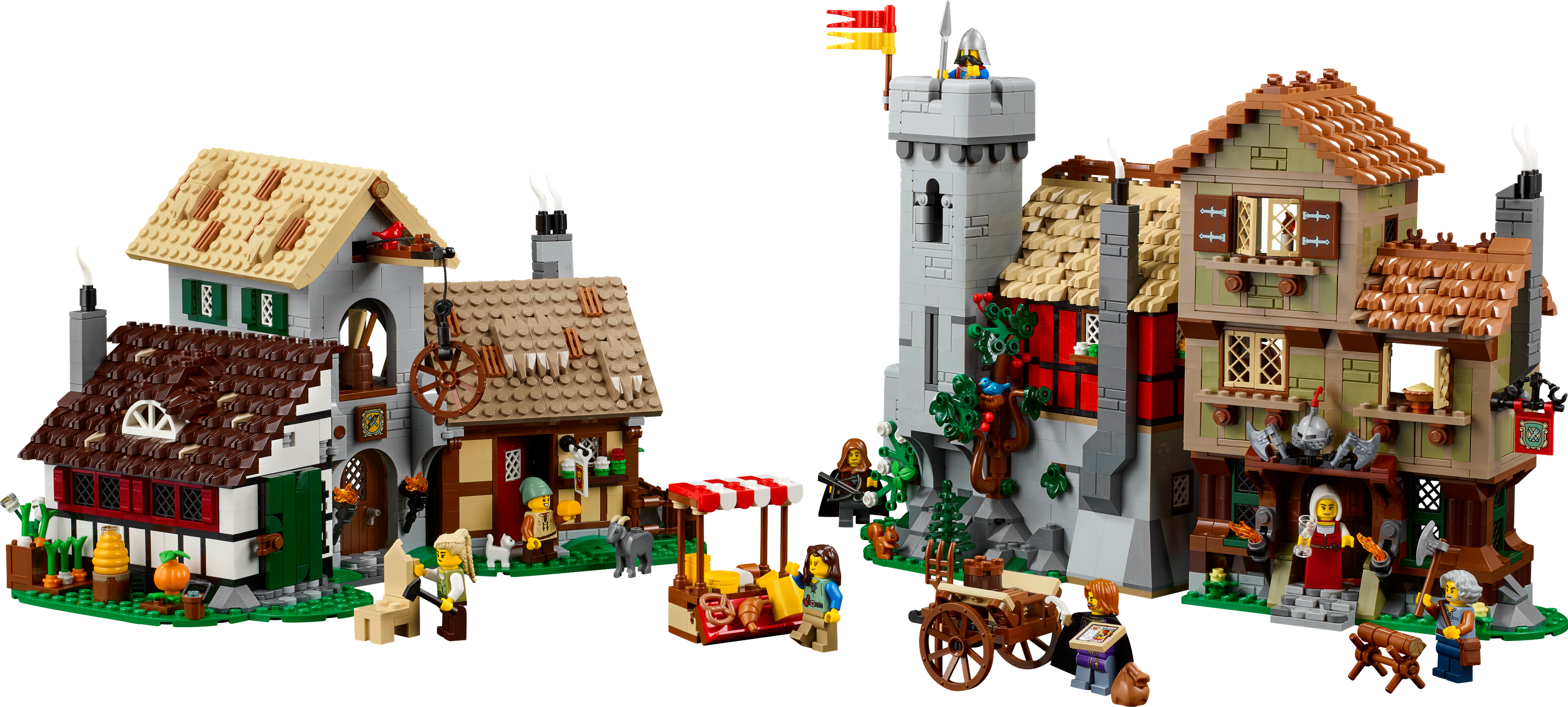 Lego Medieval Town Square