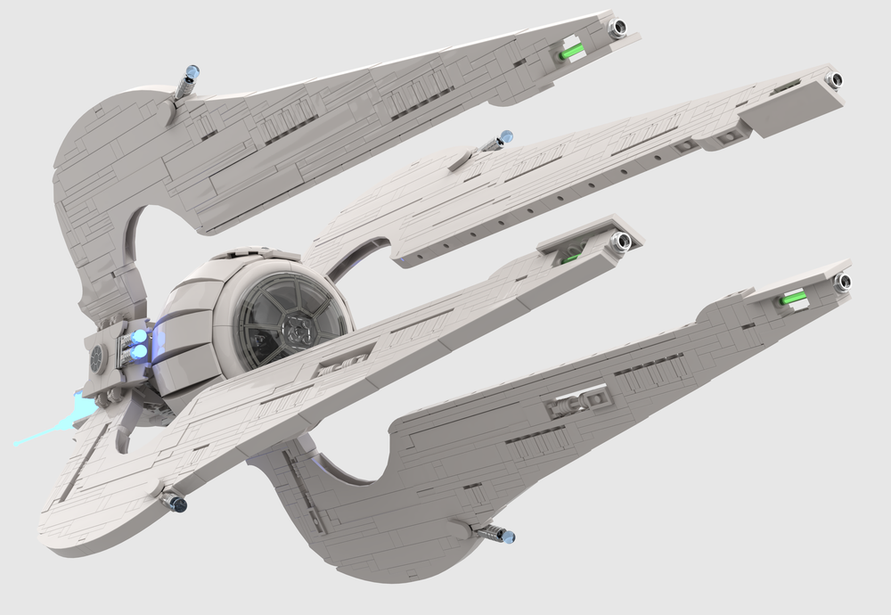 Lego Nssis-Class Clawcraft – Chiss Ascendancy Starfighter (Minifig Scale MOC)