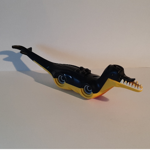 Lego Animal Body Part, Dinosaur, Raptor / Pteranodon Body, Black Top