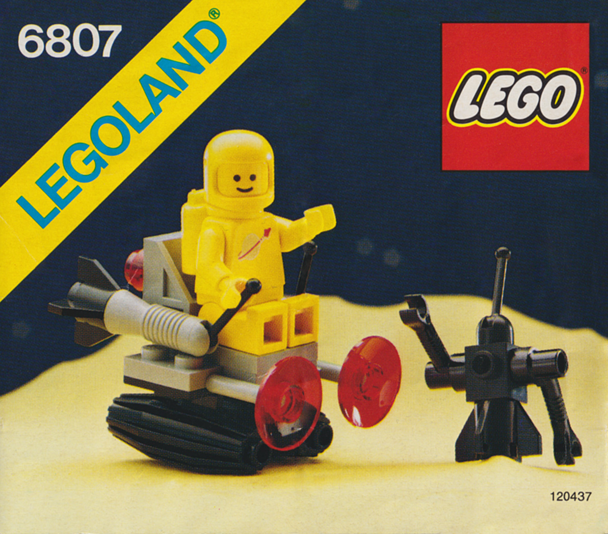 Lego Space Sledge with Astronaut and Robot