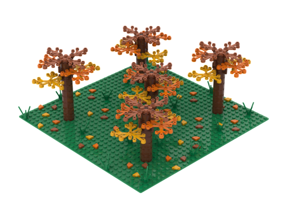 Lego Autumnal forest