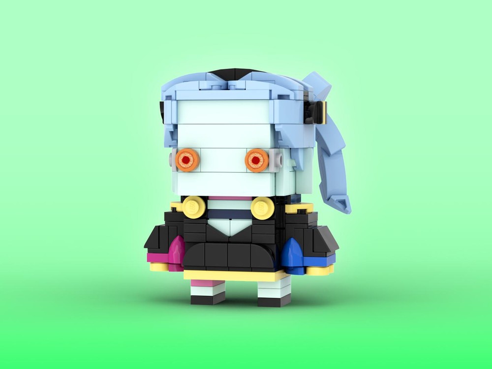 Lego Rebecca Brickheadz LEGO MOC - Netflix Cyberpunk: Edgerunners
