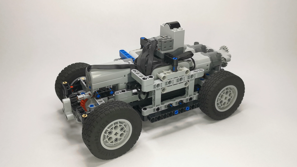 Lego Simple RC Car 4X4 Prosty w zbudowaniu samochód 4X4 [MOC]