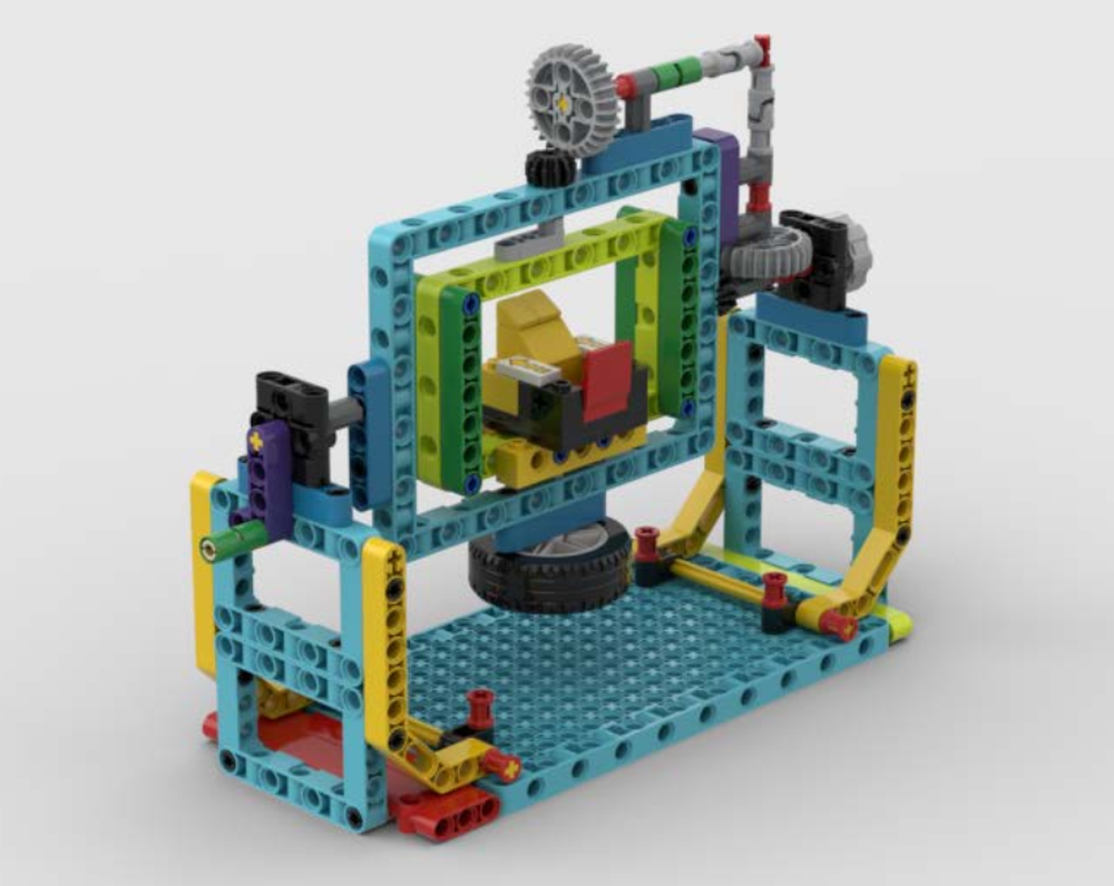 Lego Brick motion prime astronaut training