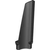 Lego Technic Panel Fairing Long Smooth Inverted, Side A #40 / Black