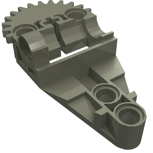 Lego Technic Gearbox Half / Dark Gray