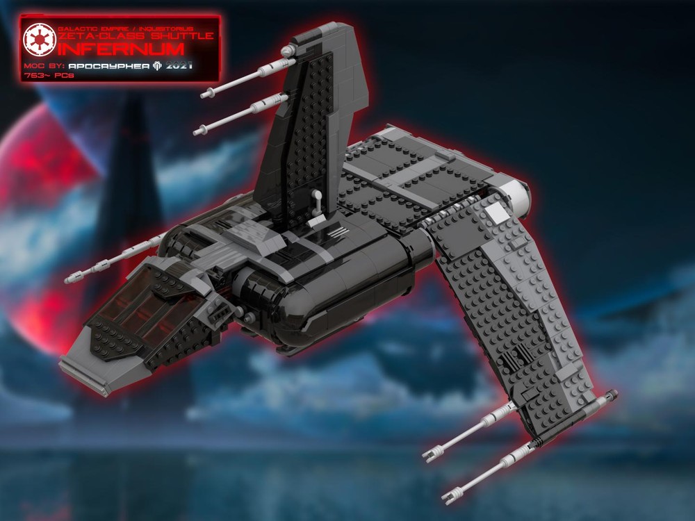Lego Inquisitorius' Infernum Zeta-Class Shuttle