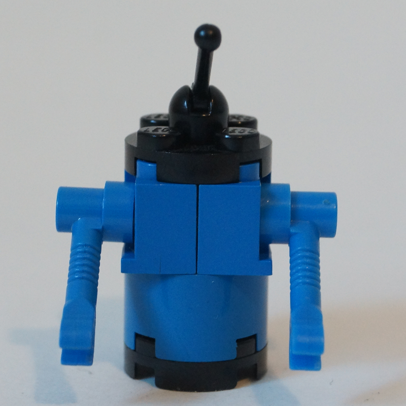 Lego Classic Space Droid - Blue, Round Base