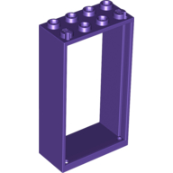 Lego Door Frame 2 x 4 x 6 / Dark Purple
