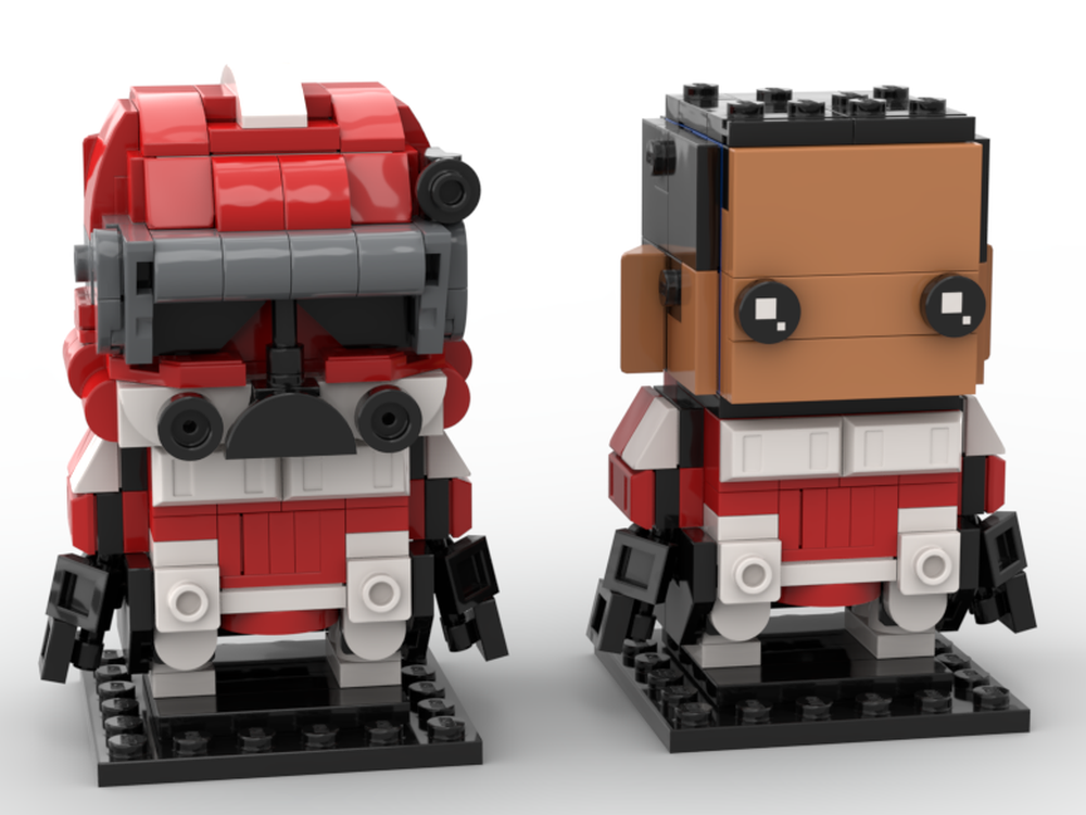Lego Phase 2 Commander Fox Brickheadz