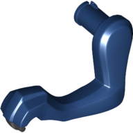 Lego Animal Body Part, Dinosaur, Raptor Arm / Leg, Left with Black Pin, Black Claws Print / Dark Blue