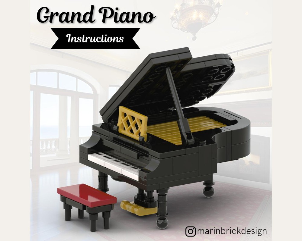 Lego Grand Piano - Lego Moc