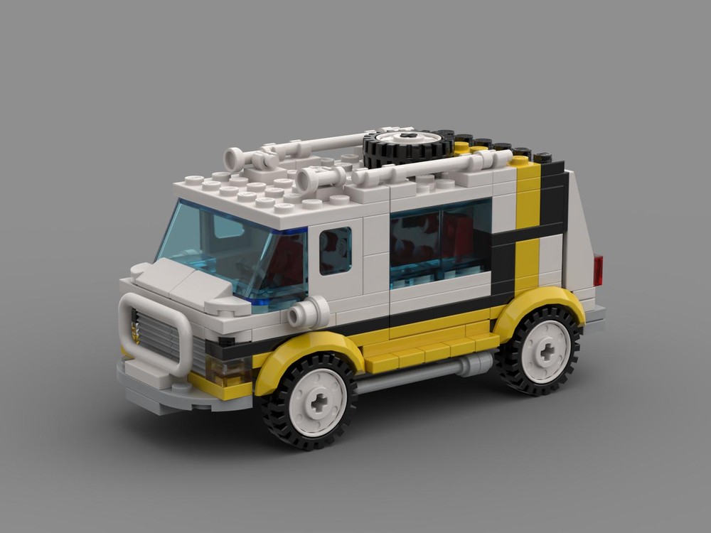 Lego Midi Scale - Custom Rally Van 5550