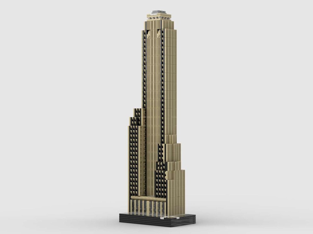 Lego 500 Fifth Avenue at 1/650th Scale
