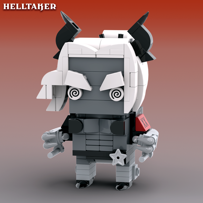 Lego Helltaker Brickheadz | Judgement