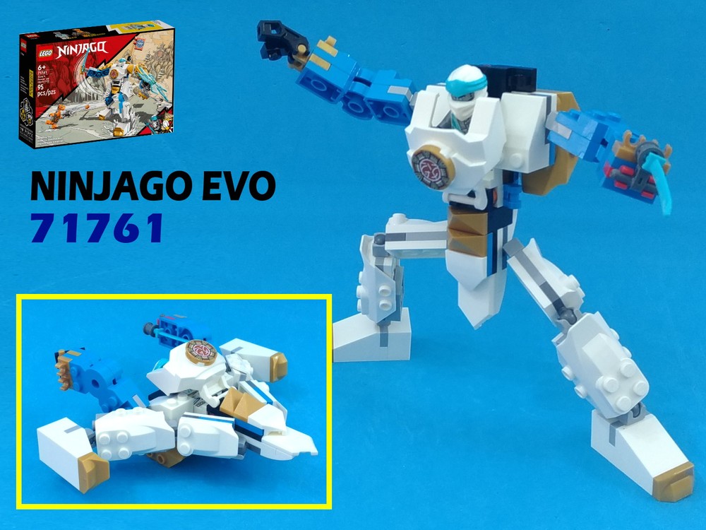 Lego Jet Mech Armor from LEGO Ninjago 71761: Zane's Power Up Mech EVO