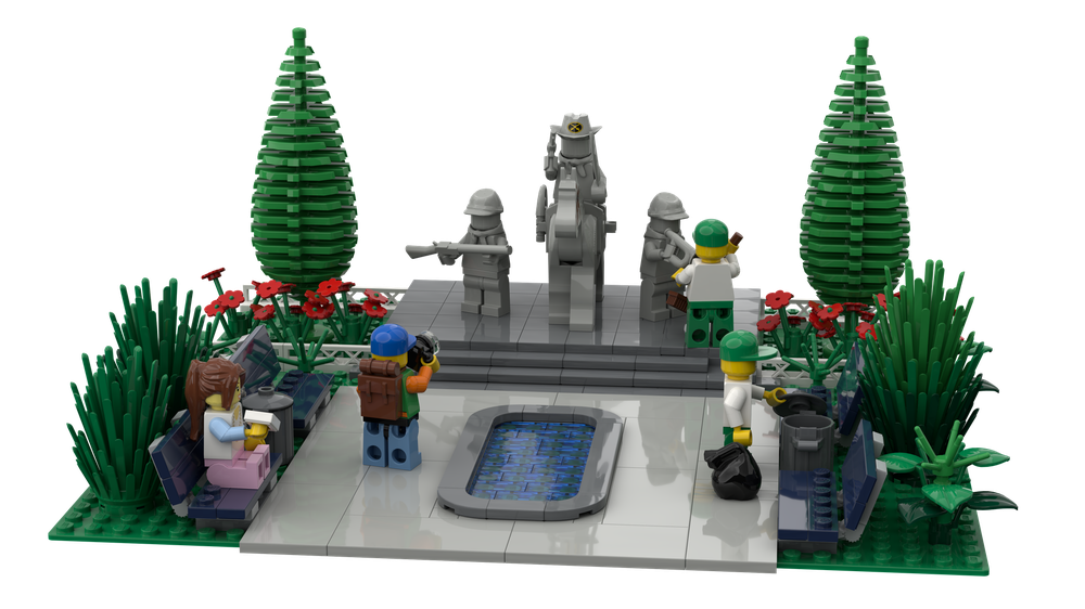 Lego Civil War monument