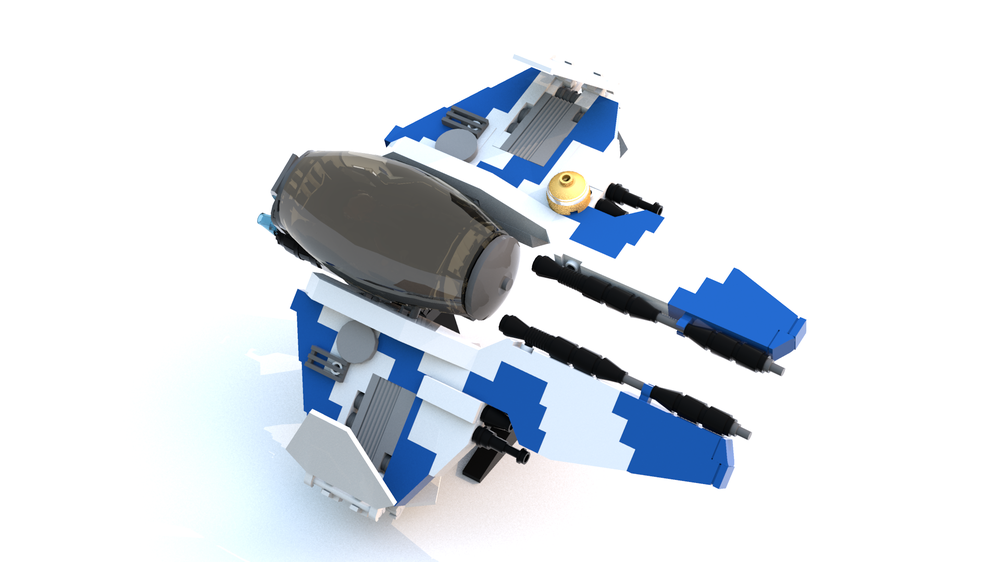 Lego PloKoon ETA-2 and banked flight stand