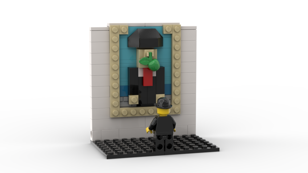 Lego Son of Man - Rene Magritte (gallery)