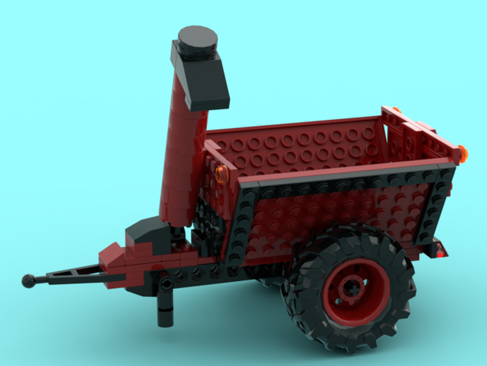 Lego Red Grain Cart
