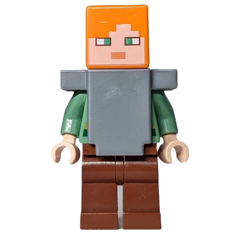 Lego Alex in Flat Silver Armor