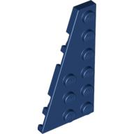 Lego Wedge Plate 6 x 3 Left / Dark Blue