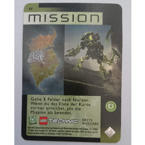 Lego Trading Card, Bionicle Game: QftM - 17 Mission / [No Color/Any Color]