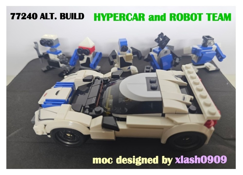 Lego 77240 HYPERCAR AND ROBOT TEAM