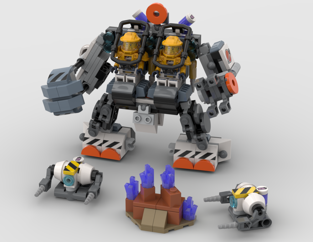 Lego Space Construction Mech 2x 60428 Alt