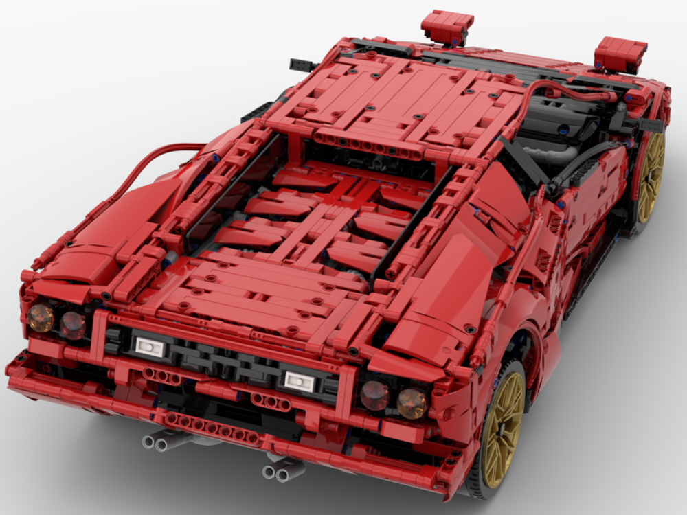Lego Lamborghini Diablo (Red MOD for MOC-213301)