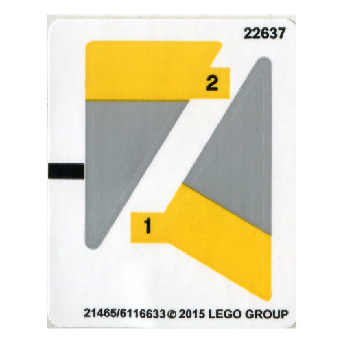 Lego Sticker Sheet 2 for Set 60093-1