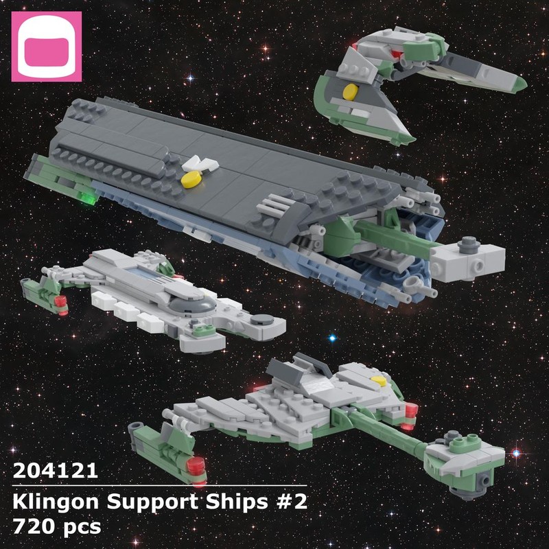 Lego Klingon Support Ships #2