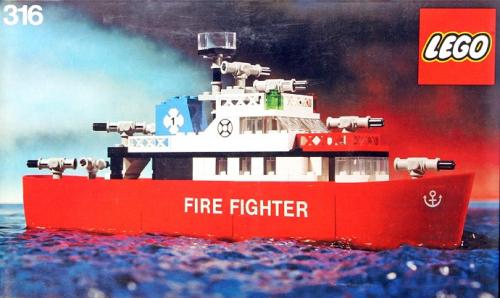Lego Fire Fighter Ship
