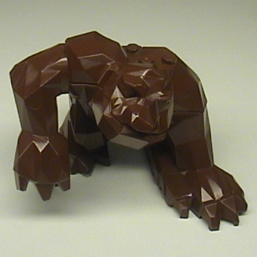 Lego Creature, Rock Monster [Complete Assembly] / Brown