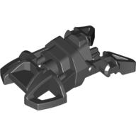 Lego Large Figure Foot, Small with Axle Connector / Black