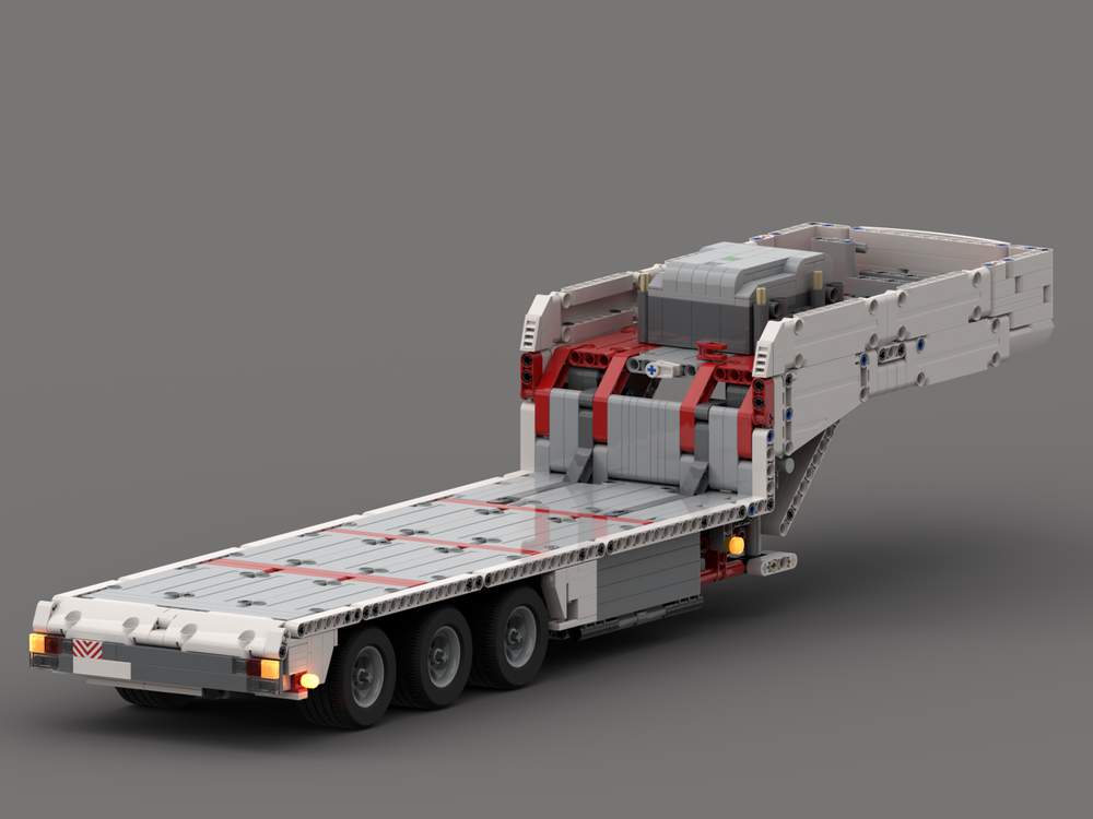 Lego Flatbed 3 axle trailer