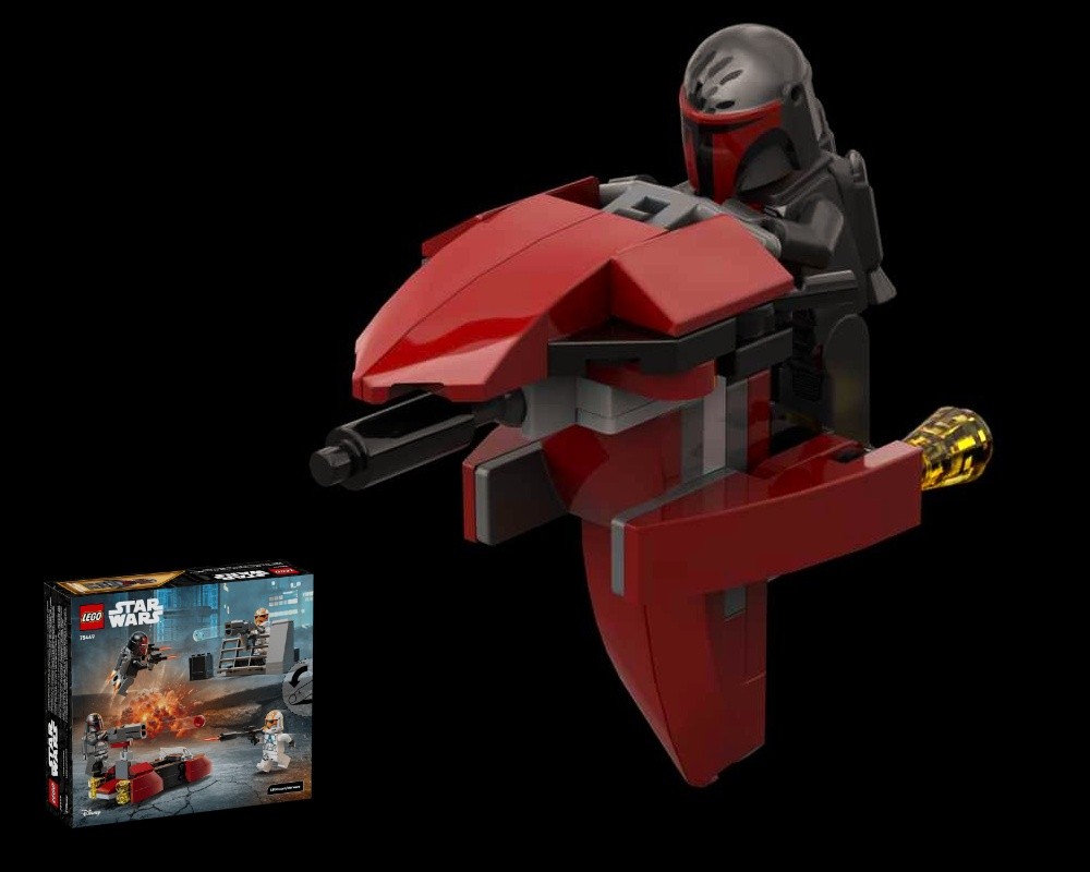 Lego Mandalorian STAP 75449 Alt built