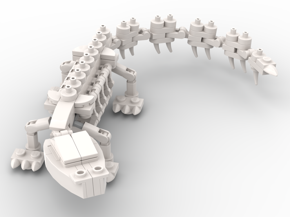Lego Alligator/Deinosuchus Skeleton