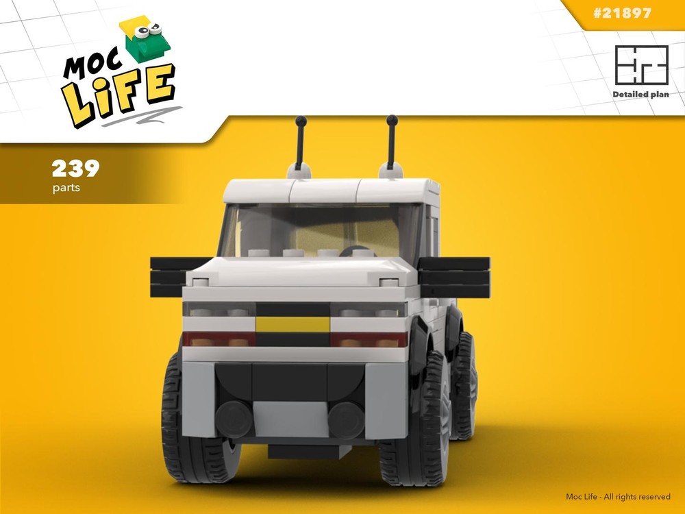Lego Chevrolet Silverado 1500 extended cab small bed