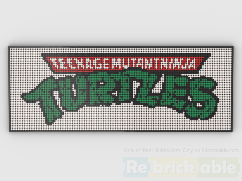 Lego TMNT sign