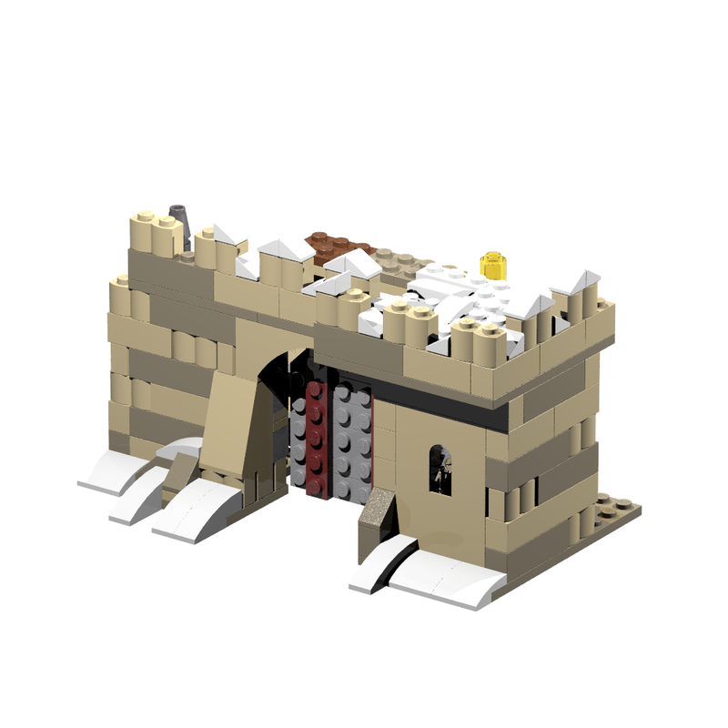 Lego 75205 Snowy Castle Gate